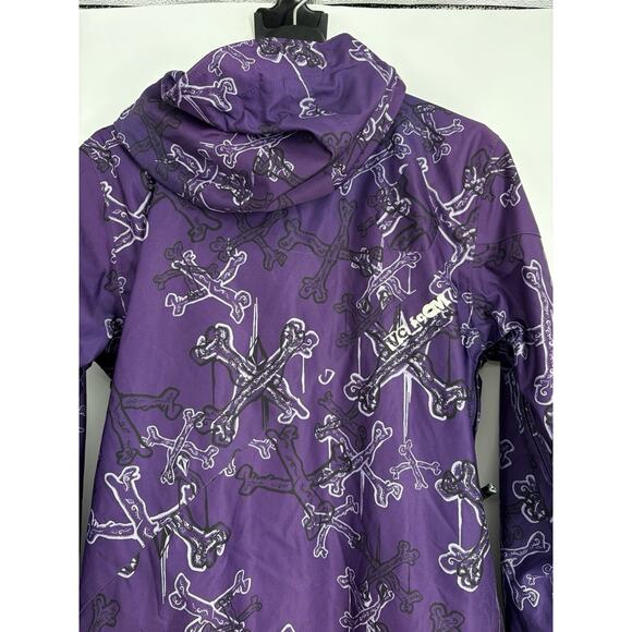 Y2K Volcom AOP Nimbus Ski Jacket Women’s Size Small Outdoor Casual - Picture 12 of 14